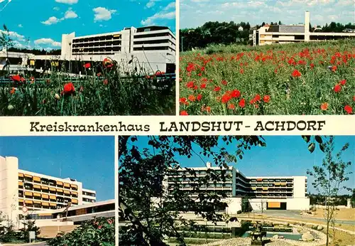 AK / Ansichtskarte  Achdorf_Landshut Kreiskrankenhaus Teilansichten