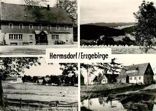 AK / Ansichtskarte  Hermsdorf_Erzgebirge Gaststaette Panorama