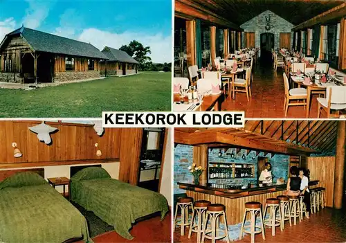 AK / Ansichtskarte 73905691 Nairobi_Kenya Keekorok Lodge Gaststube Bar Zimmer