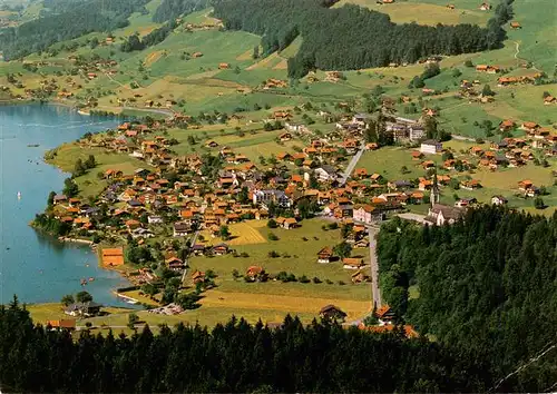 AK / Ansichtskarte  Lungern_OW Fliegeraufnahme