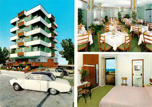 AK / Ansichtskarte 73905702 Riccione_Rimini_IT Hotel Pensione Parioli Gastraum Zimmer