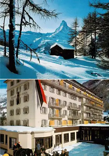 AK / Ansichtskarte  Zermatt_VS Seiler Hotel Mont Cervin Hotelfront
