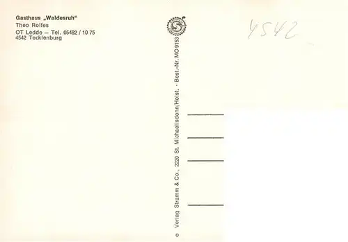 AK / Ansichtskarte  Tecklenburg Gasthaus Waldesruh
