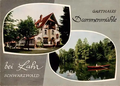 AK / Ansichtskarte  Lahr_Baden Gasthaus Dammenmuehle Gondelteich