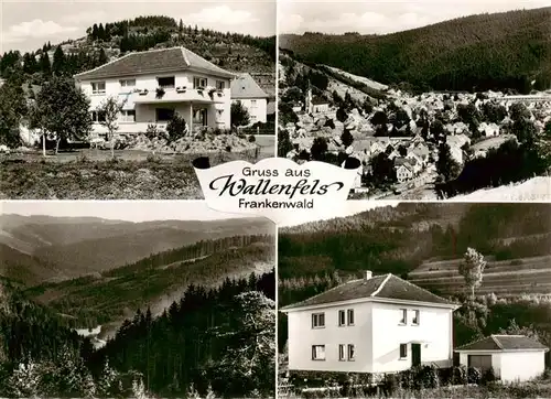 AK / Ansichtskarte  Wallenfels_Oberfranken Haus Gleich Fremdenheim Panorama