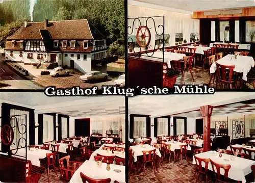 AK / Ansichtskarte  Trippstadt Gasthof Klugsche Muehle Gastraeume