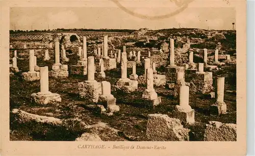 AK / Ansichtskarte  Carthage__Karthago_Carthago_Tunesie Basilique de Damons Karita