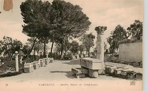 AK / Ansichtskarte 73905848 Carthage__Karthago_Carthago_Tunesie Jardin Musee de Saint Louis