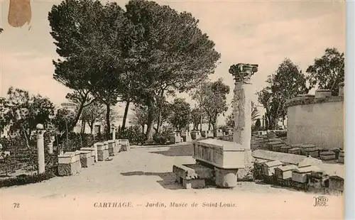 AK / Ansichtskarte  Carthage__Karthago_Carthago_Tunesie Jardin Musee de Saint Louis