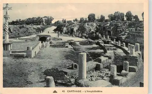 AK / Ansichtskarte 73905862 Carthage__Karthago_Carthago_Tunesie Amphitheatre