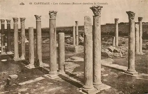 AK / Ansichtskarte  Carthage__Karthago_Carthago_Tunesie Les Colonnes 