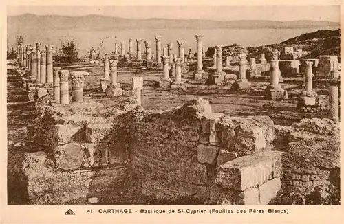 AK / Ansichtskarte 73905878 Carthage__Karthago_Carthago_Tunesie Basilique de St Cyprian