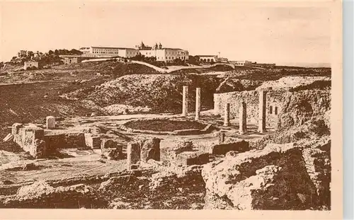 AK / Ansichtskarte 73905879 Carthage__Karthago_Carthago_Tunesie Villa Romaine et vue des Collines