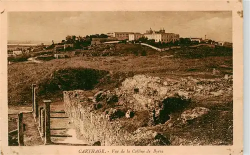 AK / Ansichtskarte  Carthage__Karthago_Carthago_Tunesie Vue de la Colline de Byrsa