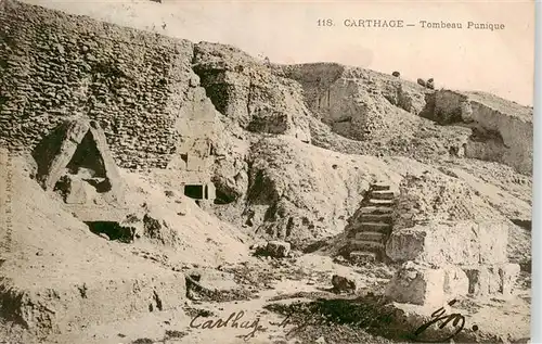 AK / Ansichtskarte  Carthage__Karthago_Carthago_Tunesie Tombeau Punique