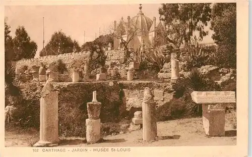 AK / Ansichtskarte  Carthage__Karthago_Carthago_Tunesie Jardin Musee St Louis