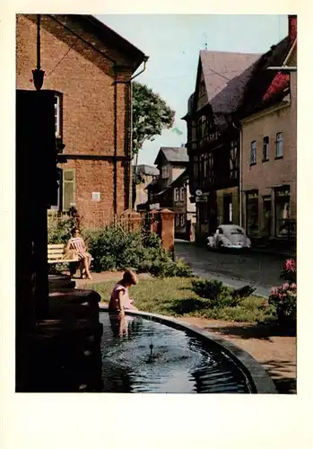 AK / Ansichtskarte  Gladenbach Marktstrasse Brunnen