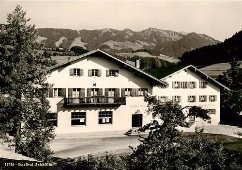 AK / Ansichtskarte 73905963 Altstaedten_Allgaeu Gasthof Schaeffler Allgaeuer Alpen