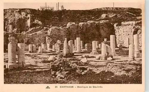 AK / Ansichtskarte 73905978 Carthage__Karthago_Carthago_Tunesie Basilique de Douimes