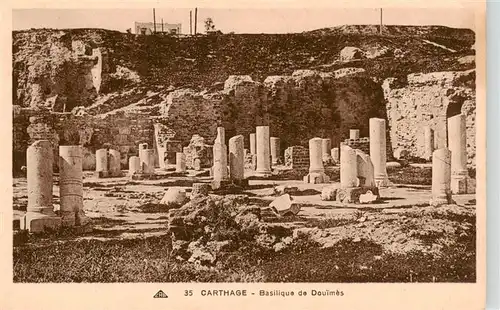 AK / Ansichtskarte  Carthage__Karthago_Carthago_Tunesie Basilique de Douimes