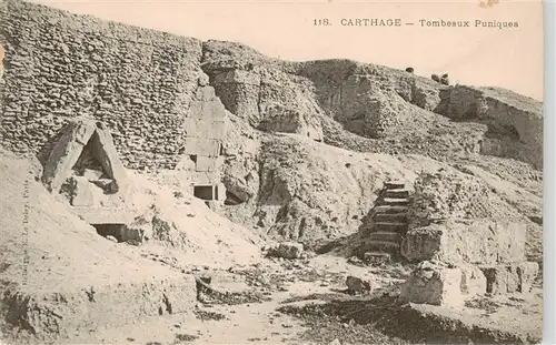 AK / Ansichtskarte  Carthage__Karthago_Carthago_Tunesie Tombeaux Puniques