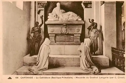 AK / Ansichtskarte 73905987 Carthage__Karthago_Carthago_Tunesie La Cathedrale Mausolee du Cardinal Lavigerie