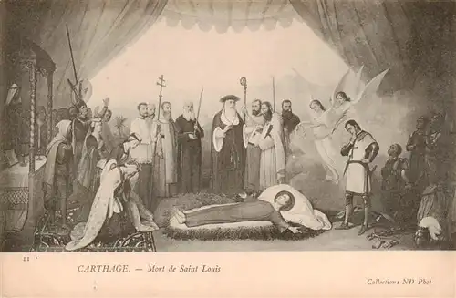 AK / Ansichtskarte  Carthage__Karthago_Carthago_Tunesie Mort de Saint Louis