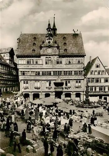 AK / Ansichtskarte  Tuebingen Marktplatz