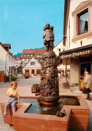 AK / Ansichtskarte  Bad_Orb Brunnen am Solplatz