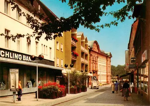 AK / Ansichtskarte  Zweibruecken_Pfalz Muehlstrasse Fussgaengerzone mit Schloss