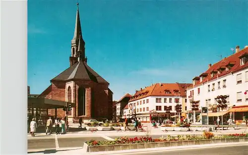 AK / Ansichtskarte  Zweibruecken_Pfalz Markplatz mit Alexanderkirche