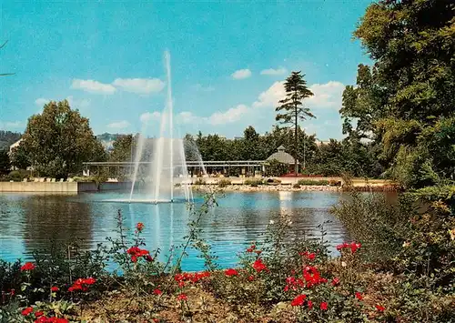 AK / Ansichtskarte  Zweibruecken_Pfalz Rosengarten Fontaene