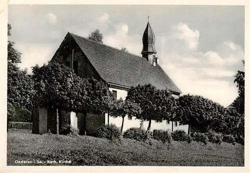 AK / Ansichtskarte  Oederan Kath Kirche