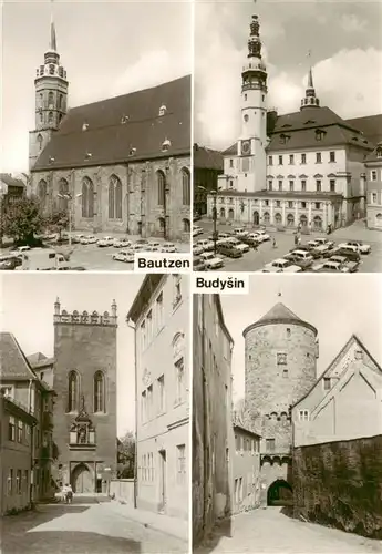 AK / Ansichtskarte  Bautzen Dom St Petri Rathaus Matthiasturm Nikolaiturm