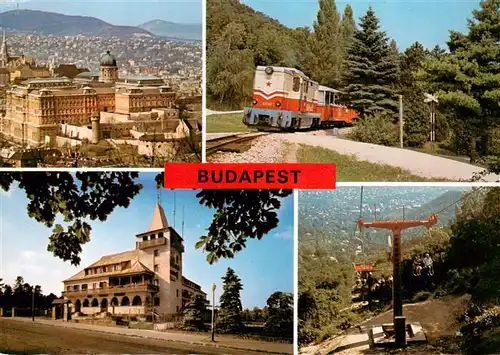 AK / Ansichtskarte  Budapest_HU Schloss Bahn Hotel Lift