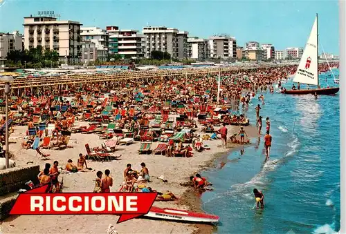 AK / Ansichtskarte 73906151 Riccione_Rimini_IT Spiaggia