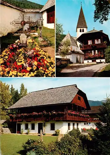AK / Ansichtskarte 73906153 St_Oswald_Bad_Kleinkirchheim_Kaernten_AT Gedaechtnisstaette Dr Karl Schleinzer Kirche Wohnhaus