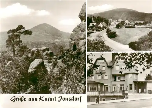 AK / Ansichtskarte  Jonsdorf_Saechsische_Schweiz Blick zur Lausche Buchberg Kurhaus