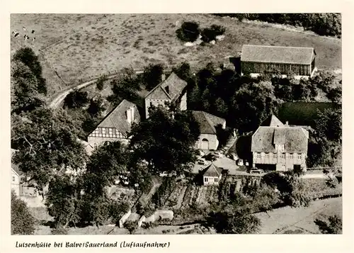 AK / Ansichtskarte  Balve Luisenhuette Fliegeraufnahme