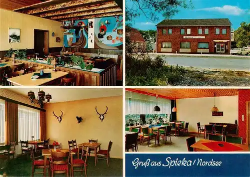 AK / Ansichtskarte  Spieka-Neufeld Nordsee Restaurant Pension Eymers Gastraeume