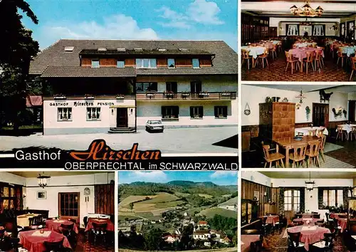 AK / Ansichtskarte 73906230 Oberprechtal Gasthof Hirschen Gastraeume Panorama