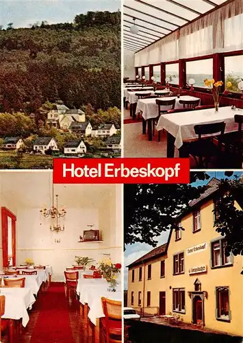AK / Ansichtskarte 73906238 Deuselbach Hotel Erbeskopf Gastraeume Panorama