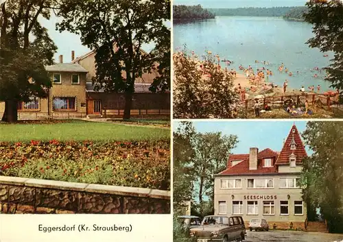 AK / Ansichtskarte  Eggersdorf_Strausberg HOG Gesellschaftshaus Am Boetzsee Hotel und Gaststaette Seeschloss