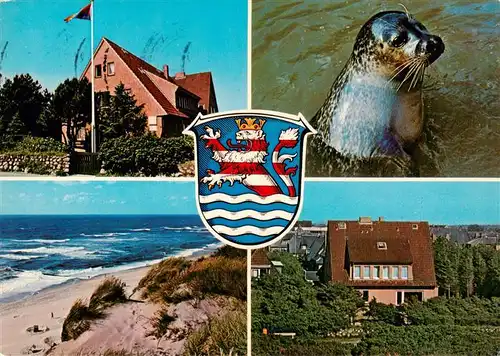 AK / Ansichtskarte  Westerland_Sylt Erholungsheim des Schwalm Eder Kreises Robbe Duenen Strand