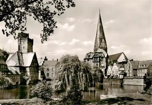 AK / Ansichtskarte  Lueneburg Ratsmuehle Kirche