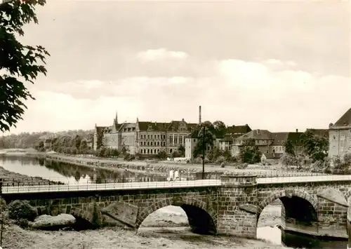 AK / Ansichtskarte  Grimma Muldenbruecke