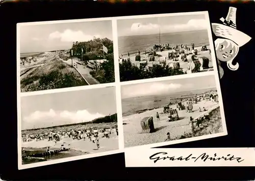 AK / Ansichtskarte  Graal-Mueritz_Ostseebad Strandpromenade Strand