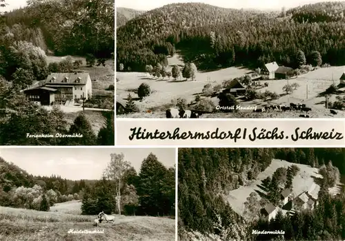 AK / Ansichtskarte 73906358 Hinterhermsdorf Ferienheim Obermuehle Heidelbachtal OT Neuendorf Niedermuehle