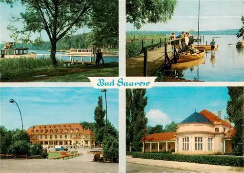AK / Ansichtskarte 73906371 Bad_Saarow Seepartien Bootssteg Kurhaus