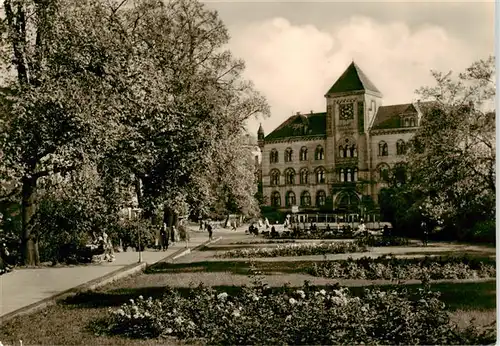 AK / Ansichtskarte  Halle__Saale Am Postamt Park